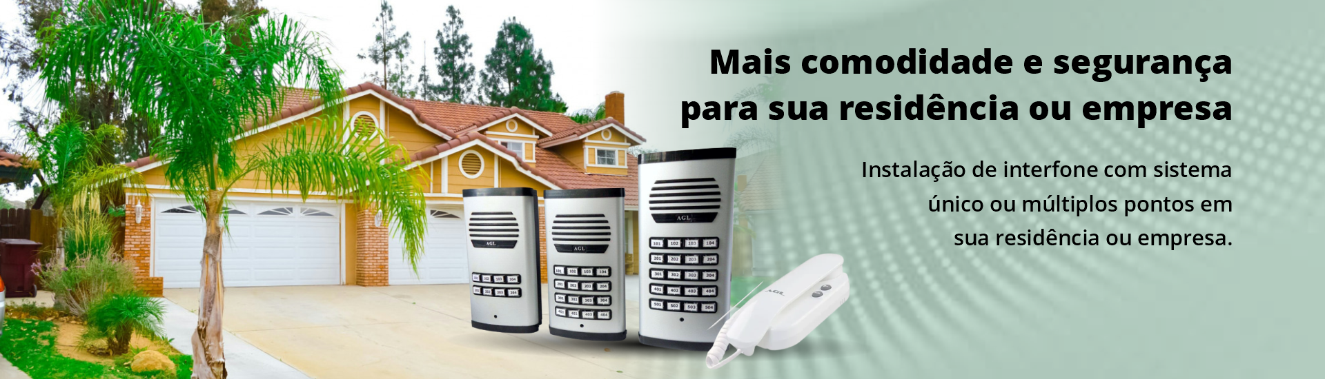 Instalação de interfone residencial ou empresarial